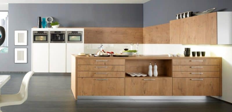 bauformat modern kitchen wild oak