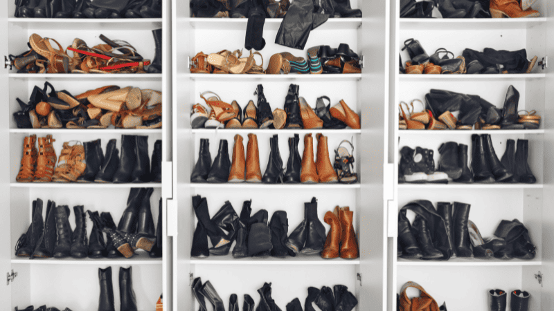 closet organizing tips for all your shoes