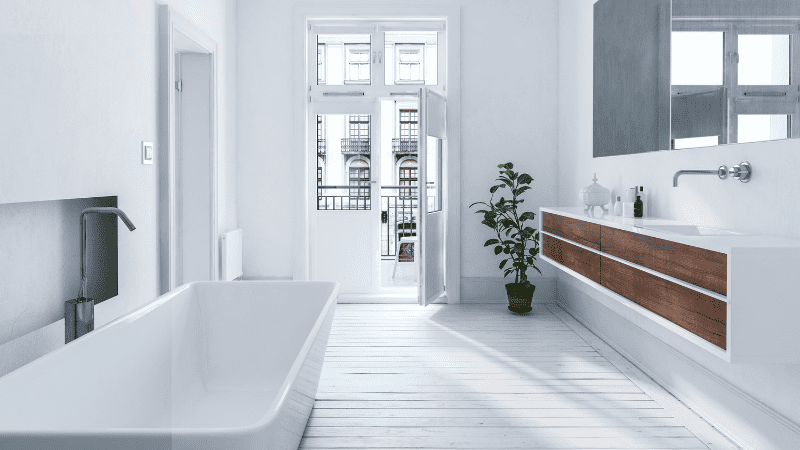 how to design a modern master bathroom 